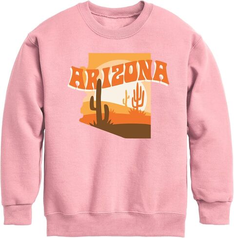 Instant Message - Arizona Desert - Toddler & Youth Crewneck Fleece Sweatshirt in Saudi Arabia