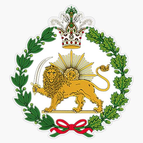 شير يا خورشيد الأسد الفارسي والشمس شعار إيران ملصق ملصق حائط من الفينيل‏ ملصقات للسيارة متعددة الأشكال 5" in Saudi Arabia