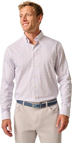 johnnie-O Everyday Performance Button Down Shirt - Paddock in Saudi Arabia