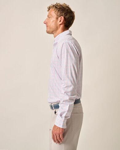 johnnie-O Everyday Performance Button Down Shirt - Paddock in Saudi Arabia
