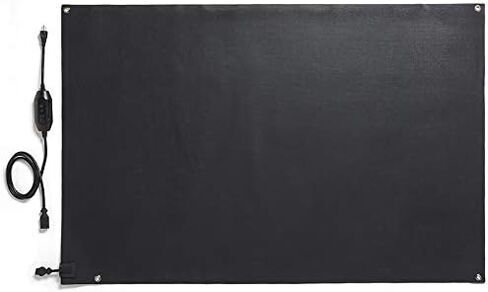 حصائر ذوبان الثلوج المُدفأة من HeatTrak للمداخل - حصائر خارجية مُدفأة - حصائر ذوبان الثلوج لإزالة الثلوج في فصل الشتاء - منتجات موثوقة لذوبان الثلوج والجليد - حصائر مدخل تسخين مانعة للانزلاق (24 بوصة × 36 بوصة) in Kuwait