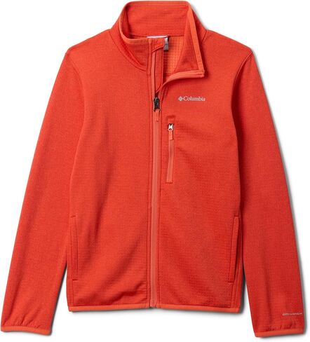 Columbia boys Essential Hike Grid Fleece Full Zip in Saudi Arabia
