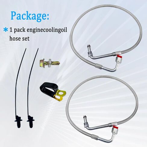 2204030 Engine Cooling System Oil Hose Kit Fits for Polaris Trail Boss Blazer 330 2003-2008, for Magnum 330 2004-2006, 2004-2005 ATP 330 4X4, 5412355 in Kuwait