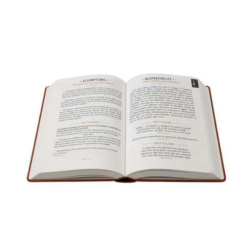 2026 One Minute with God Daily Devotional for Men, 365 Reflections to Strengthen Faith, Brown Faux Leather Edition in Saudi Arabia
