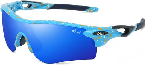 Bevi Polarized Sports Sunglasses TR90 Durable and Ultralight Frame for Men Women Baseball Running Cycling Golf in Kuwait