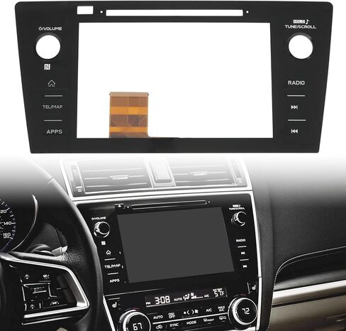 محول رقمي لشاشة تعمل باللمس متوافق مع 2018 2019 Subaru Legacy Outback Radio Touch Screen Digitizer استبدال لـ 86471AL65A 86471AL65B 86471AL66A 86471AL68A 86431AL66A 86431AL62A 86431AL65A 86471AL67A in Saudi Arabia