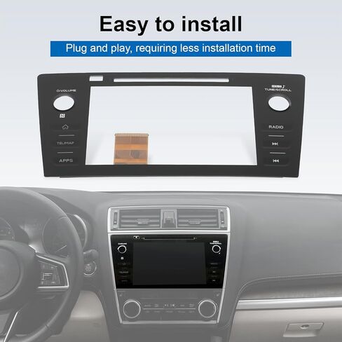 محول رقمي لشاشة تعمل باللمس متوافق مع 2018 2019 Subaru Legacy Outback Radio Touch Screen Digitizer استبدال لـ 86471AL65A 86471AL65B 86471AL66A 86471AL68A 86431AL66A 86431AL62A 86431AL65A 86471AL67A in Saudi Arabia