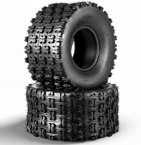 إطارات TRIBLE SIX 22x11-9 ATV/UTV، إطارات 22x11x9 لجميع التضاريس والطين، 6PR، بدون أنابيب، مجموعة من 2 in Saudi Arabia