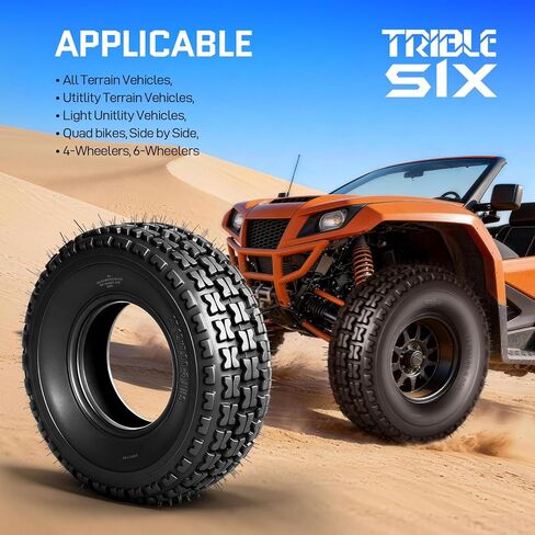 TRIBLE SIX 19x7-8 ATV UTV Tires,19x7x8 All-Terrain Mud & Trail Tires,4-Ply Rated,Tubeless,Set of 2 in Saudi Arabia