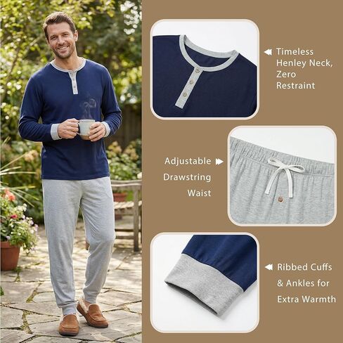 U2SKIIN Couples Matching Pajamas Set, Soft Cotton Long Sleeve Sleepwear Pajama, His or Hers Cozy Loungewear in Saudi Arabia