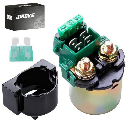 Starter Relay Solenoid Compatible with Kawasaki Bayou 220 KLF220 1988-2002 Bayou 250 KLF250 2003-2010 KLX650 1993-1996 VN800 Vulcan 800 1996-2005 Honda VT750C Shadow 2000 Suzuki GSXR750 1993 ATV in Saudi Arabia