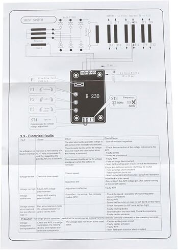 AVR منظم الجهد الكهربي الأوتوماتيكي وحدة الإلكترونيات R230 in Saudi Arabia