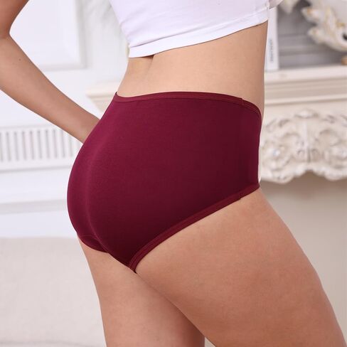 R RUXIA Women's Hipster Panties Viscose Bamboo Soft Stretch Underwear 5 Pack in Saudi Arabia