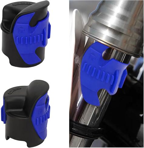 2 PCS Motorcycle Fork Seal Cleaner Tool, Front Fork Seal Cleaner Removal Tools Fits 45-55mm Seal Mate Oil Level, Motorcycle Dirt Bike Cleaning Shock Repairing Absorber Tool (Orange) in Saudi Arabia