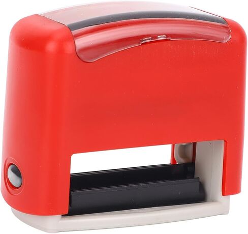 Self Inking Custom Stamp, Automatic Press Personalized Stamper with Letter Number Symbol Template for Office School Home Use in Kuwait