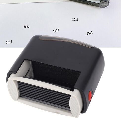 Self Inking Custom Stamp Kit with Clear Imprints for Date Numbers, Personalized Messages, for Office and Home Use, ABS Material in Saudi Arabia