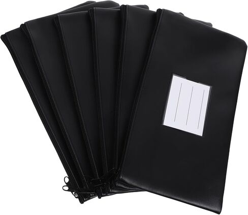 Zipper Money Bag Cash Wallet Pouch with Card Slot Waterproof Coin Deposit Bag Receipt Holder for Bank Use Travel and Document Storage in Saudi Arabia