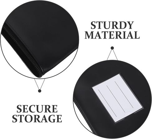 Zipper Money Bag Cash Wallet Pouch with Card Slot Waterproof Coin Deposit Bag Receipt Holder for Bank Use Travel and Document Storage in Saudi Arabia