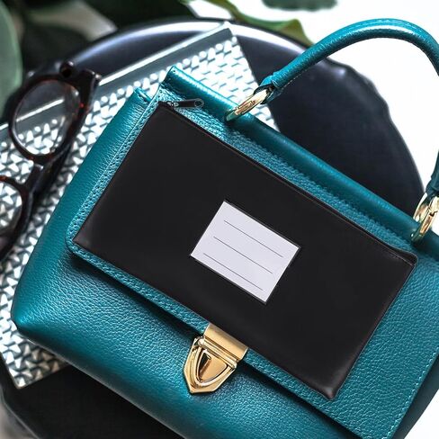 Zipper Money Bag Cash Wallet Pouch with Card Slot Waterproof Coin Deposit Bag Receipt Holder for Bank Use Travel and Document Storage in Saudi Arabia