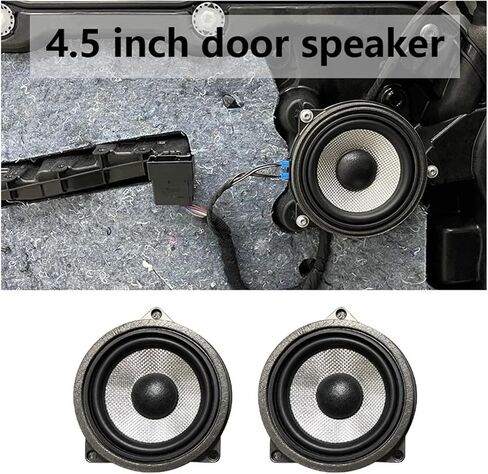4.5 Inch Car Door Midrange Speaker Compatible with BMW G01 G05 G20 G30 F20 F25 F30 F34 F39 F46 F48 F92 Sound Horn Music Accessories Speakers in Kuwait