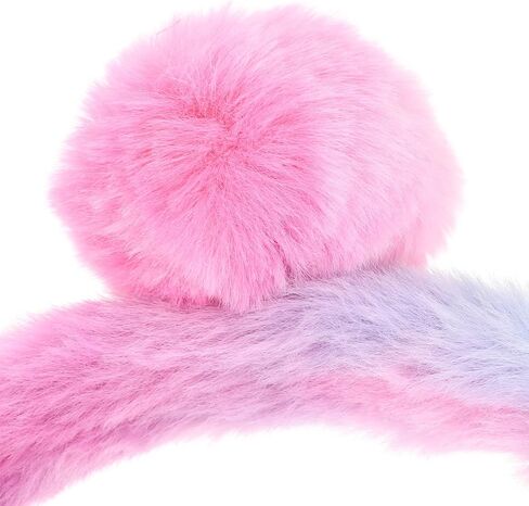 LIFKOME Gradient Color Pom Pom Earmuffs Winter Ear Warmer Soft Plush Protective Ear Muffs for Portable Warm Outdoor Accessory in Saudi Arabia