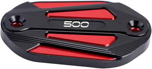 لـ Ninja 500 Ninja 500 SE Z500 Z 500 z500 2023 2024 2025 دراجة نارية CNC الفرامل الأمامية أسطوانة رئيسية غطاء خزان السوائل خزانات السوائل (أحمر) in Kuwait