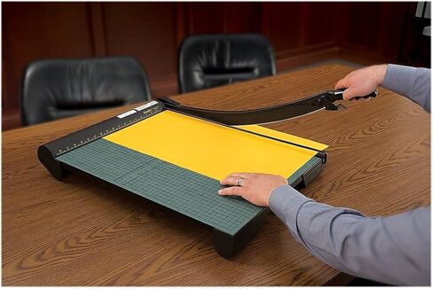 Premier W18 The Original Green Paper Trimmer, 20 Sheets, Wood Base, 19 1/8-Inch x 21 1/8-Inch in Saudi Arabia