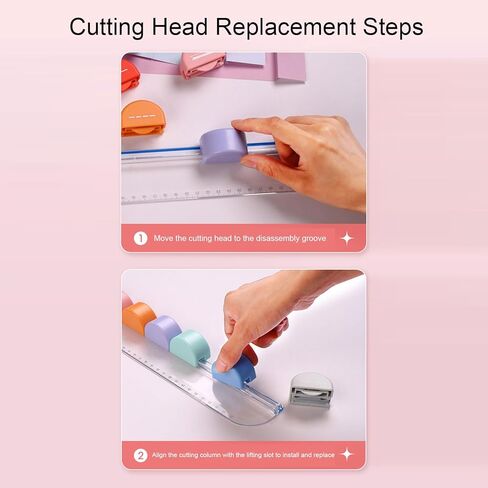 7 in 1 Paper Cutter,Multi Purpose Paper Trimmer Positioning Locating Ruler Design Versatile Trimmer Scrapbook Tool for Straight Dotted Crease Curve Stamping Lace in Saudi Arabia