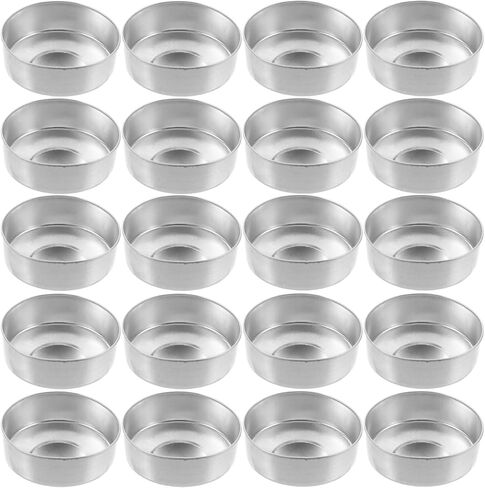500 Pcs Aluminum Tea Light Empty Tins | Perfect for Candle Making Votives and Warmers | Ideal Packaging in Saudi Arabia