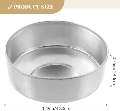 500 Pcs Aluminum Tea Light Empty Tins | Perfect for Candle Making Votives and Warmers | Ideal Packaging in Saudi Arabia