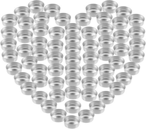 500 Pcs Aluminum Tea Light Empty Tins | Perfect for Candle Making Votives and Warmers | Ideal Packaging in Saudi Arabia