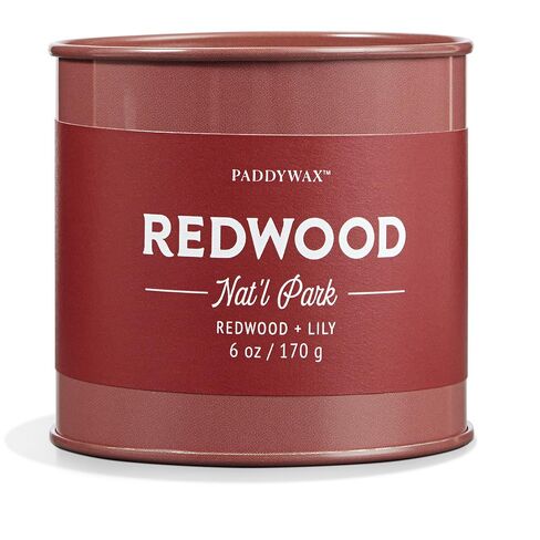 Paddywax, Candle Tin Parks Redwood, 6 Ounce in Saudi Arabia