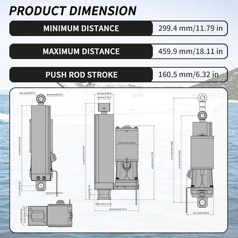 مجموعة إمالة وتقليم الطاقة الخارجية 8M0090335 8M0171818، تناسب ميركوري 75HP 80HP 90HP 100HP 115HP 2-Wire 4-Stroke Boat Engin in Kuwait