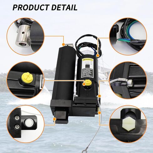مجموعة إمالة وتقليم الطاقة الخارجية 8M0090335 8M0171818، تناسب ميركوري 75HP 80HP 90HP 100HP 115HP 2-Wire 4-Stroke Boat Engin in Kuwait