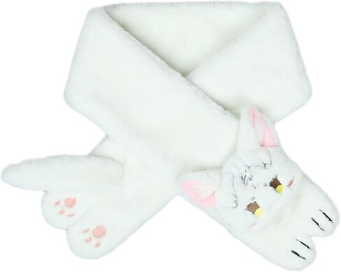 Furry Scarf Animation Props Neck Wear Women Anime Neckerchief Cute Accessories Warm Costume Neckwear Plush in Saudi Arabia
