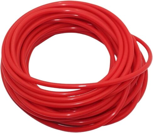 Universal Vacuum Silicone Hose Auto Racing Intercool Line Pipe Tube Black Red Blue Car silica gel Hose(Blue,2 METER_ID 6MM) in Kuwait