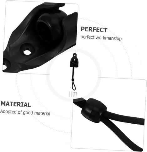 Cord Lock for Rope of Windproof Rope Buckle Ceiling Curtain Track Bracket for Blind Part Bungee End Caps Included in Saudi Arabia