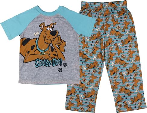 INTIMO Scooby-Doo Pajamas Toddler Boys' Chill Vibes Short Sleeve and Pants PJ Sleep Set in Saudi Arabia