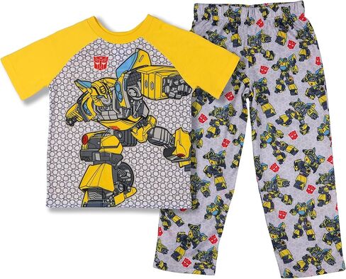INTIMO Transformers Pajamas Toddler Boys' Character Design Short Sleeve and Pant PJ Set in Saudi Arabia