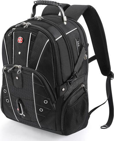 star cloud Business Travel Laptop Backpack 17 Inch, USB Type-C Charging Carry On Backpack with Anti-Theft Lock, Large Capacity Multi-Compartment Tech Backpack for Work, Commute & Travel in Kuwait