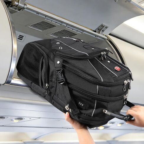 star cloud Business Travel Laptop Backpack 17 Inch, USB Type-C Charging Carry On Backpack with Anti-Theft Lock, Large Capacity Multi-Compartment Tech Backpack for Work, Commute & Travel in Kuwait