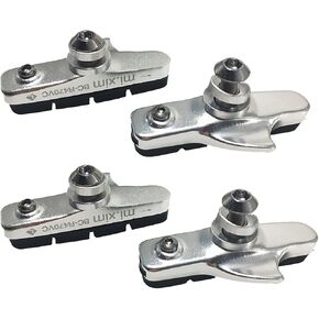 Pioneeryao Sport Road Bike Cycle Bicycle Brake Pads Block 2 Pairs (Silver) in Saudi Arabia