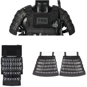 مجموعة كاملة من دروع الساموراي التكتيكية، زوج واحد × دروع كتف، زوج واحد × واقي دعامات الذراع، 1 × واقي ذراع بين الساقين، واقي فارس محارب من العصور الوسطى 500D in Kuwait