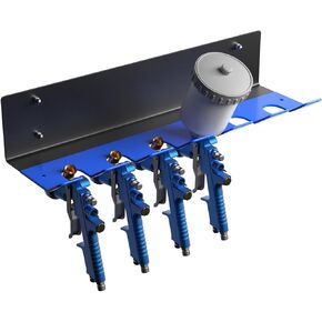 Magnetic Paint Spray Gun Holder, Gravity Feed Spray Gun Organizer Stand Rack, Heavy Duty Paint Gun hvlp Hanger Wall Mount Scratch-Free Design Body Shop Garage(1 Pack) in Kuwait