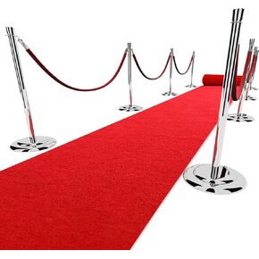 3x10 ft Extra Thick Red Carpet Runner for Party & Events,Festival Celebration,Prom Proposal & Wedding, Graduation Ceremony, Award Ceremony,VIP Reception,Heavy-Duty Red Rug in Saudi Arabia
