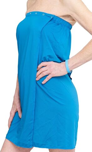 Dignity Bath & Spa Bathing Cover Up for Elderly, Senior or Disabled Women | Provides Privacy & Helps Caregivers with Bathing | Secure & Adjustable | Lightweight, Quick Drying, & Non Slip (Women's S/M) in Saudi Arabia