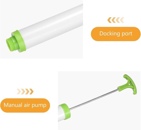 Cabilock Manual Air Vacuum Pump for Compression Storage Bags Handheld Deflating Tool 9.84 Inch Portable Hard Plastic Pump for Travel and Home Organization in Saudi Arabia