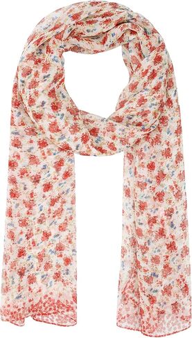 Women's Floral Vintage Scarf, Retro Silky Lightweight Sunscreen Neckerchief Head Wrap Scarves for Summer in Saudi Arabia