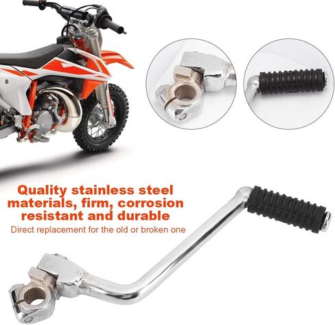 Kick Start Lever, Stainless Steel Kick Starter Lever Kick Starter Replacement Fit for Motorcycle Racing in Saudi Arabia