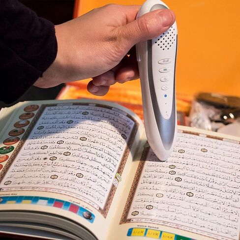 قلم قارئ القرآن الرقمي المترجم والقارئ الناطق القابل لإعادة الشحن لقراءة كتاب القرآن الكريم مع 25 قارئ متعدد اللغات هدية مسلمة هدية رمضان ذهبي in Kuwait
